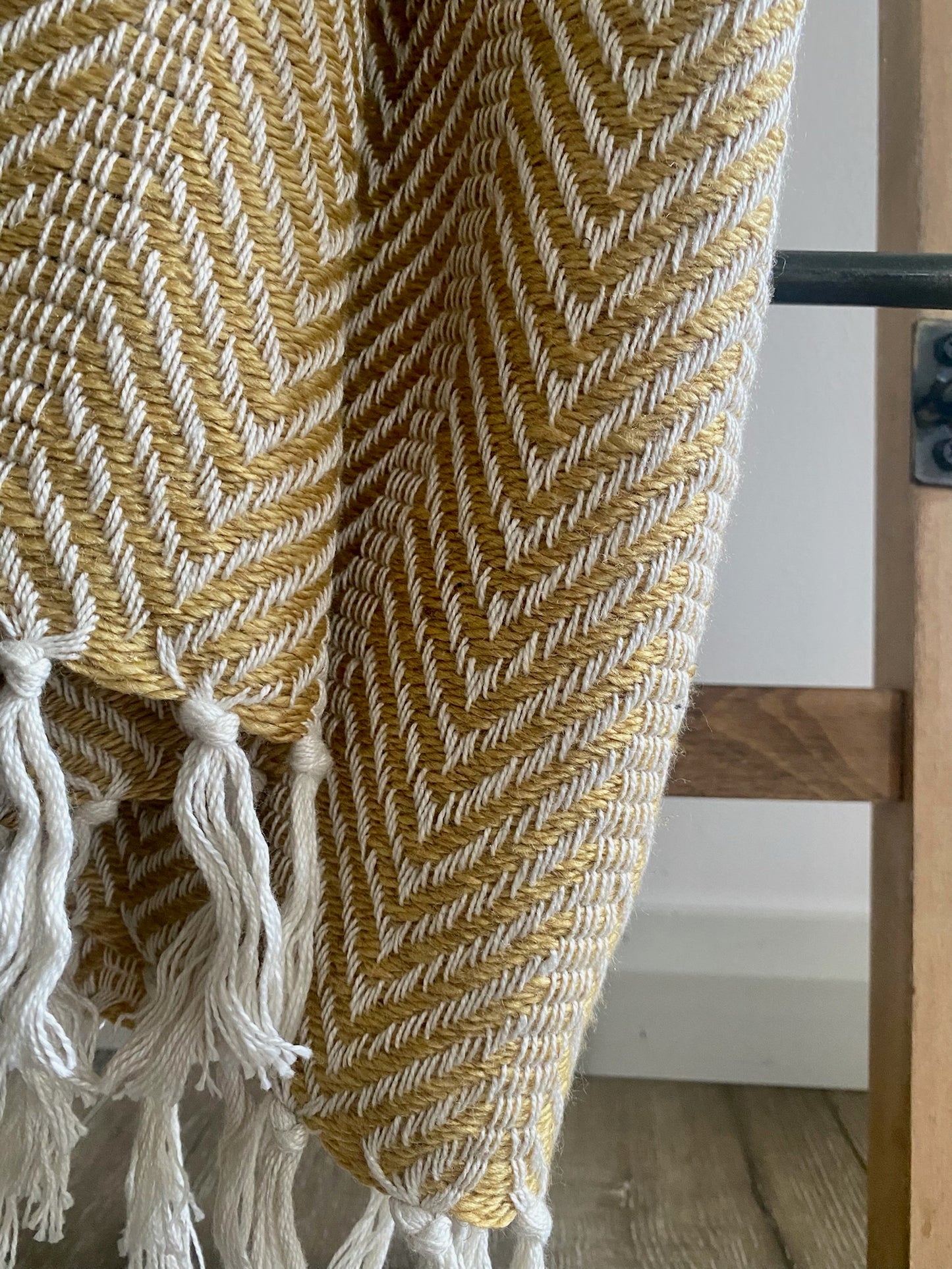 Handwoven Sunflower Throw