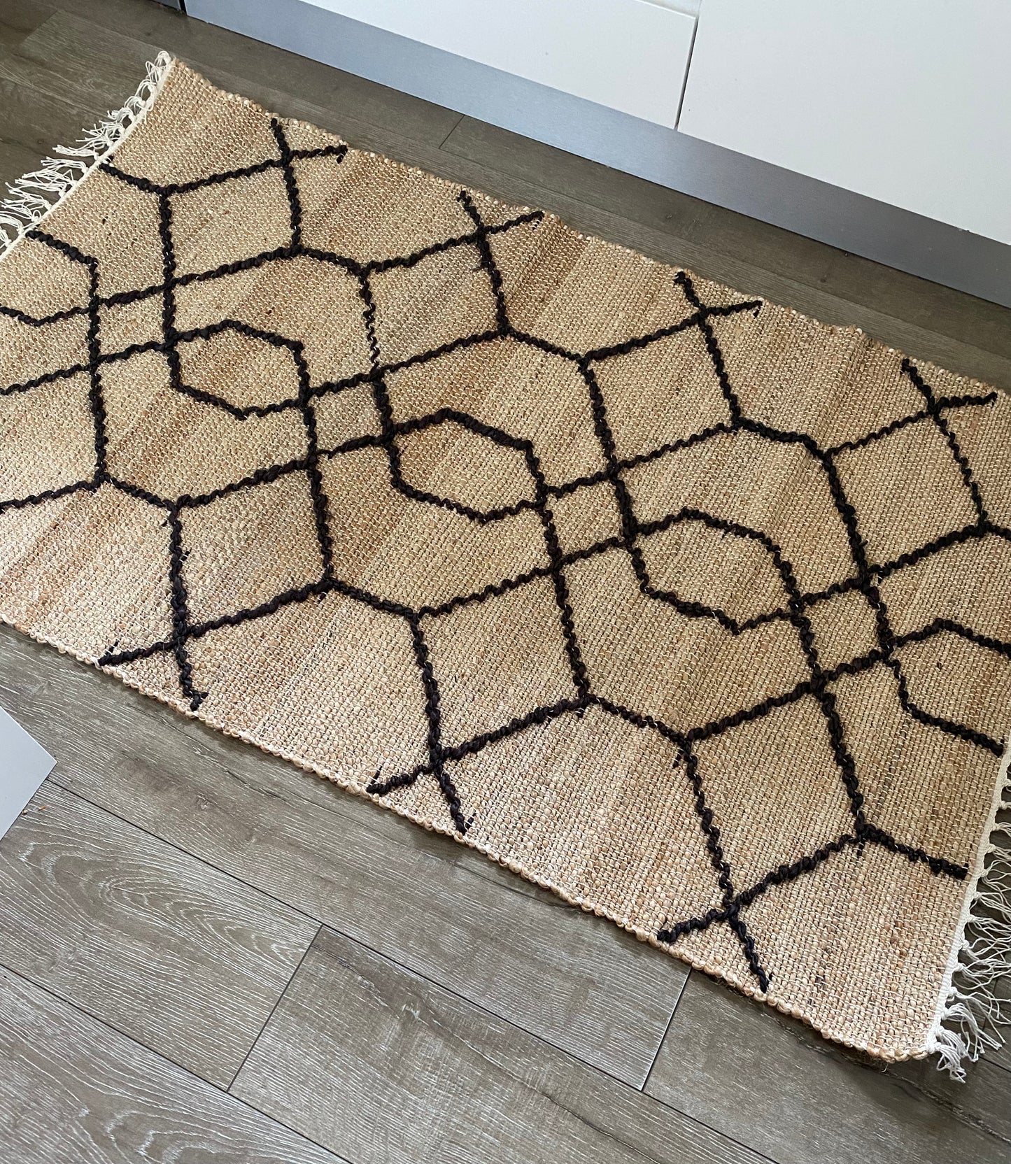 Natural Carita Handwoven Jute Rug